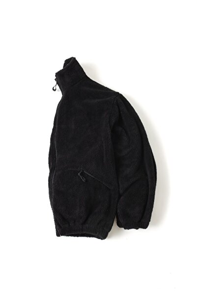 ROBERTO BORNOVA Унисекс черно плюшено яке Oversize