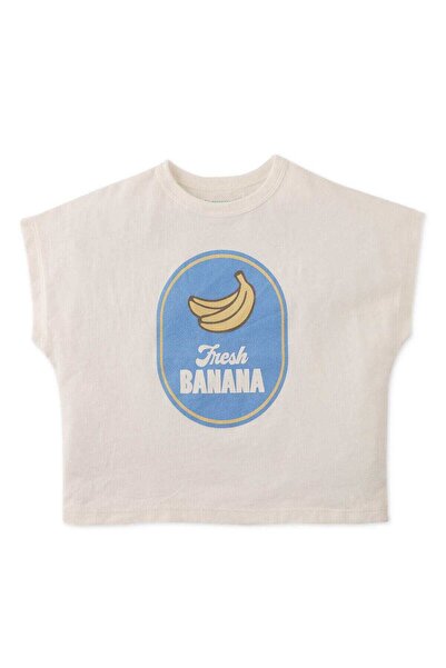 Gingersnaps Girls' T-Shirt with Banana Print