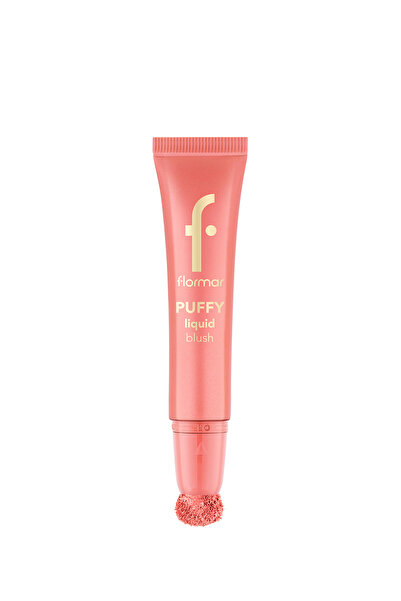 Flormar Puffy Nemlendirici Etkili&Parlak Bitişli Sünger Aplikatörlü Likit Allık-001 Pinky Glow-8682536093866