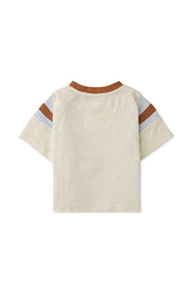 Gingersnaps Boys' Short Sleeve Newborn T-Shirt with Front Print