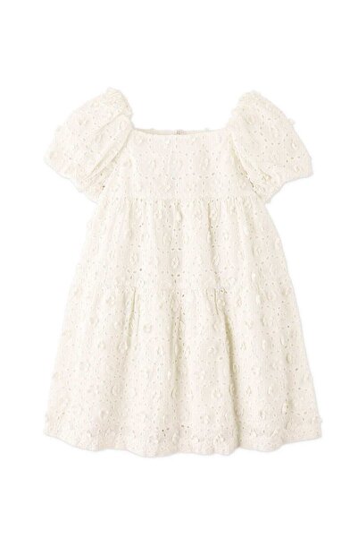 Gingersnaps Embroidered Short Sleeve Girls' Dress
