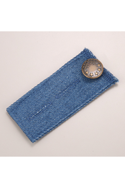 Choice8 Dark Blue 2pcs 1/2/4 Extension Butt for Pant Long Buckle Hook Stretch...