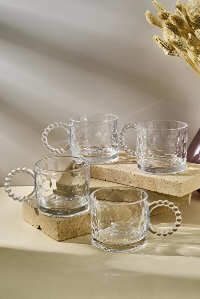 Perotti Ringo Stone 4-Piece Bead Handle 200ml Mug