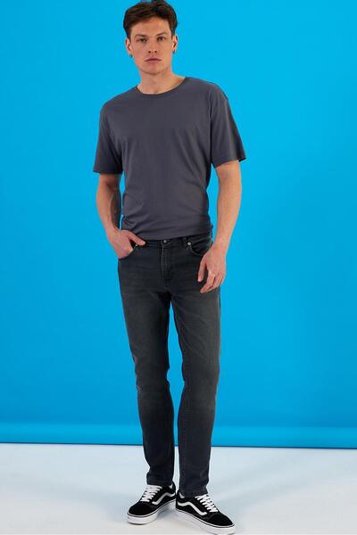 VENA Edward Blue Grey Slim Straight Jean Pants-Blue Grey