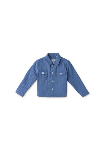 Gingersnaps قميص بولو منسوج بأكمام طويلة للأولاد الصغار