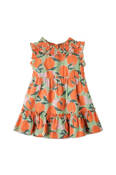 Gingersnaps Girls' Fruit Print Baby Dress