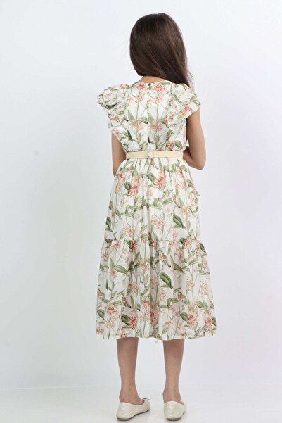 Gingersnaps Girls' Long Floral Dress