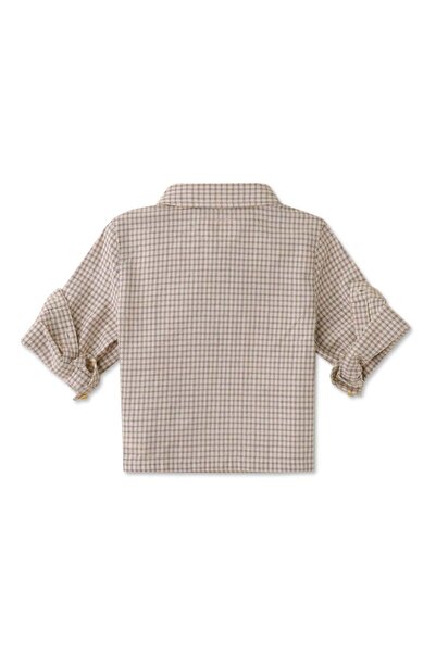 Gingersnaps Baby Boys' Checkered Polo Shirt with Front Buttons