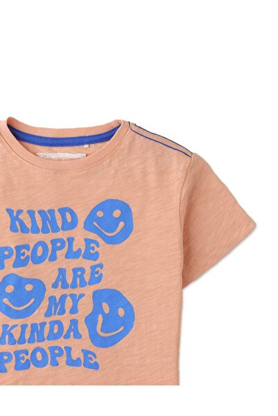 Gingersnaps Boys' Infant T-Shirt with Printed Text