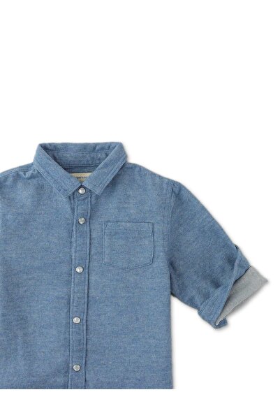 Gingersnaps Boys' Short Sleeve Solid Color Shirt