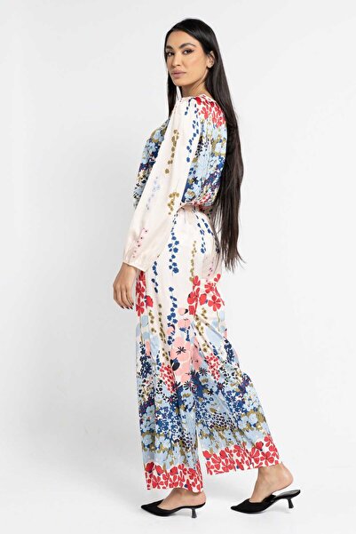 Nichii Women's Long Floral Print Trousers