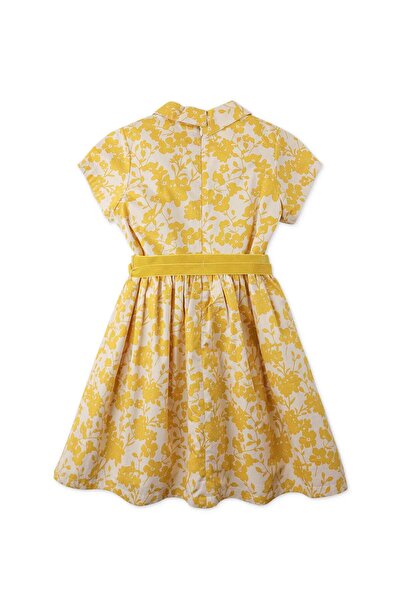 Gingersnaps Girls' Woven Floral Dress with Short Sleeves