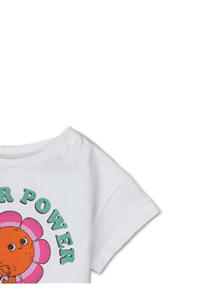 Gingersnaps Infant Girls' T-Shirt with Floral Print