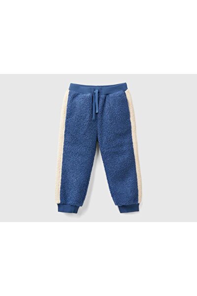 United Colors of Benetton Kids' Colorful Track Pants with Side Stripe Details