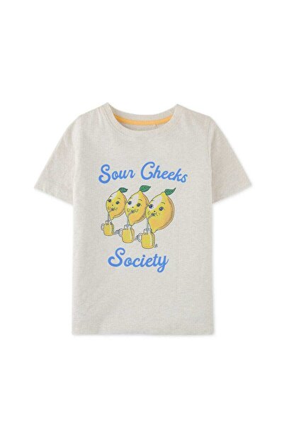Gingersnaps Boys' Short Sleeve T-Shirt with Front Printed Design