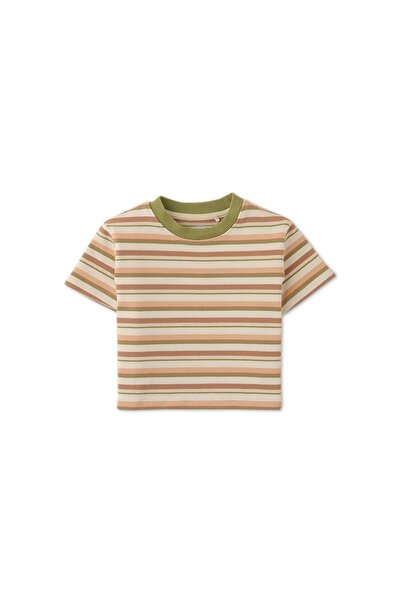 Gingersnaps Boys' Short Sleeve Striped T-Shirt