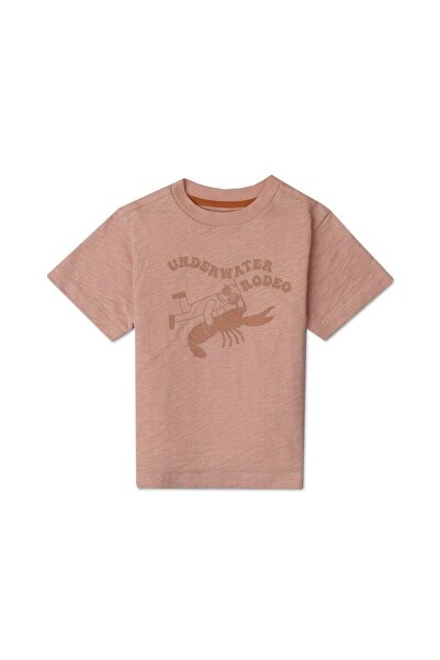 Gingersnaps تي شيرت للأولاد بأكمام قصيرة وطبعة أمامية