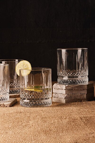 Perotti زجاج لشبونة واسع 4 عبوات 370 مل