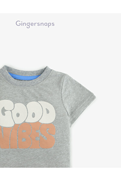 Gingersnaps Infants' Summer T-Shirt for Boys with Round Neck