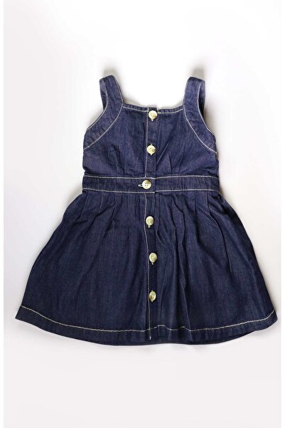 Gingersnaps Girls' Button-Front Denim Dress
