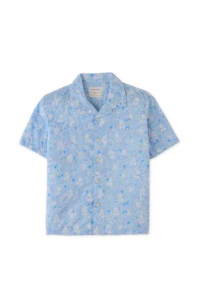 Gingersnaps Boys' Short Sleeve Polo Shirt with Front Buttons