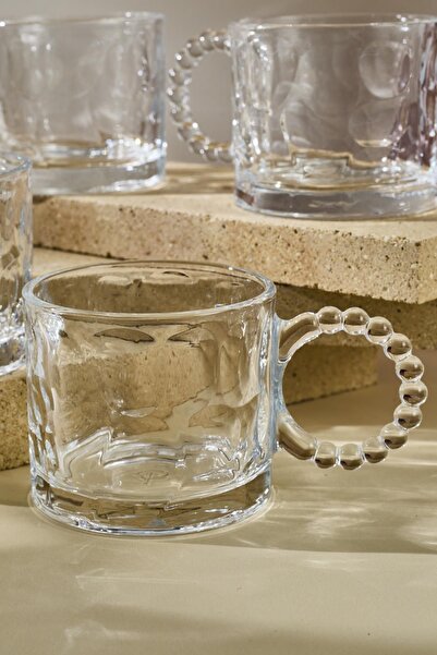 Perotti Ringo Stone 4-Piece Bead Handle 200ml Mug