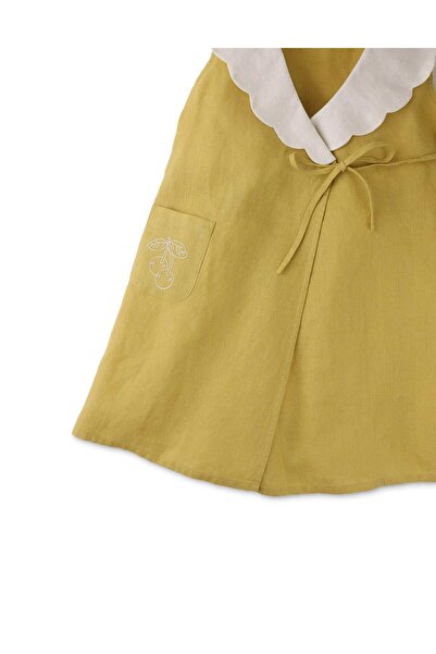 Gingersnaps Girls' Solid Dress with Shoulder Tie