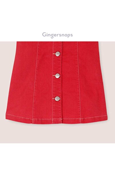 Gingersnaps Girls' Button-Front Strap Dress