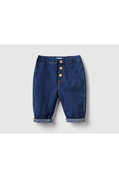 United Colors of Benetton Infant Boy's Wide Denim Pants