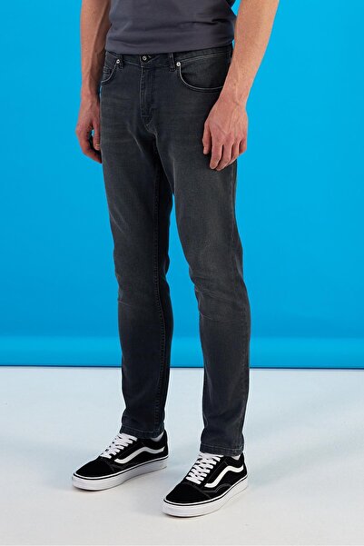 VENA Edward Blue Grey Slim Straight Jean Pants-Blue Grey