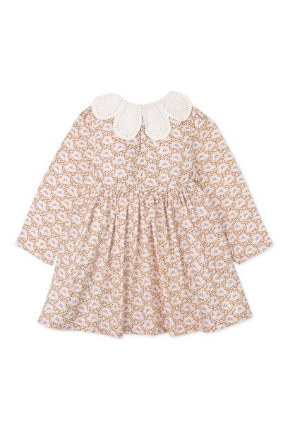 Gingersnaps Girls' Short Printed Long Sleeve Dress for Babies