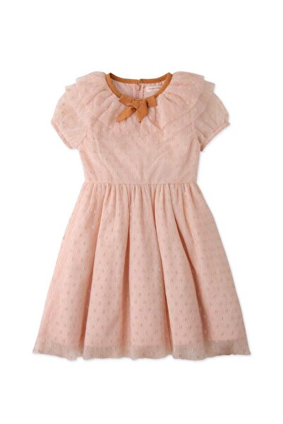 Gingersnaps Girls' Ruffled Short Sleeve Woven Dress