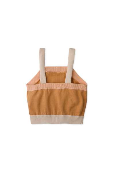 Gingersnaps Solid Baby Girl Top with Straps