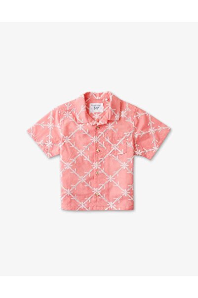 Gingersnaps Embroidered Boys' Infant Shirt with Chest Pocket