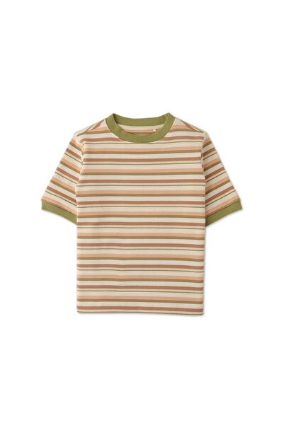 Gingersnaps Boys' Short Sleeve Striped T-Shirt
