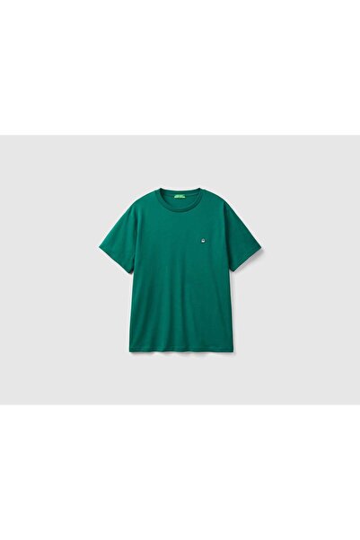 United Colors of Benetton تي شيرت نسائي مصنوع من القطن العضوي بنسبة 100%