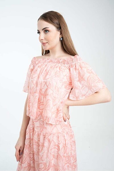 Nichii Floral Off-Shoulder Women's Blouse