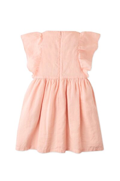 Gingersnaps Girls' Ruffled Dress with Chest Detail