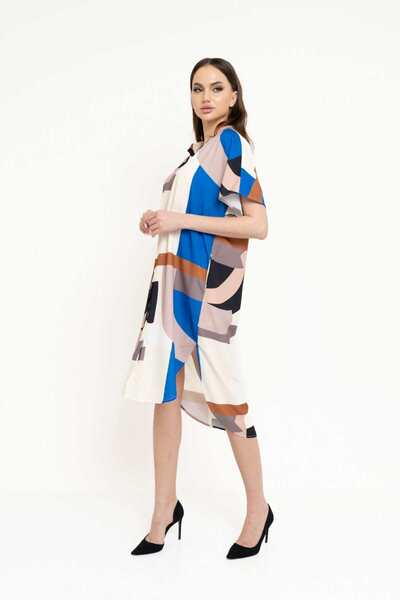 Nichii Knee-Length Short Sleeve Women's Dress