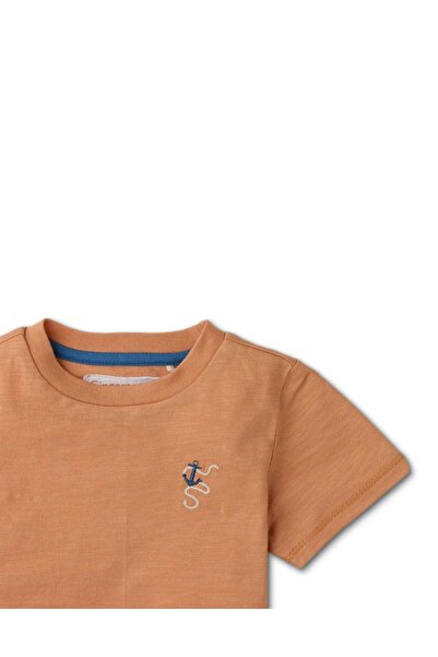 Gingersnaps Boys' Short Sleeve Logo T-Shirt for Infants