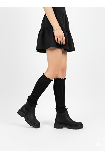 Tomato Bags Women's Laceless Double Elastic Boots