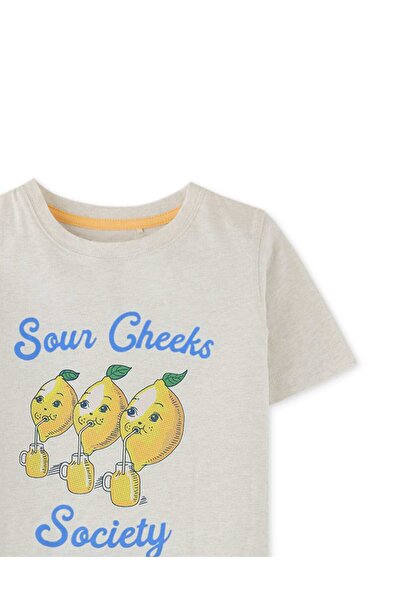 Gingersnaps Boys' Short Sleeve T-Shirt with Front Printed Design