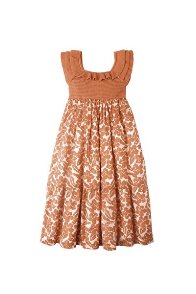 Gingersnaps Girls' Layered Shoulder Dress