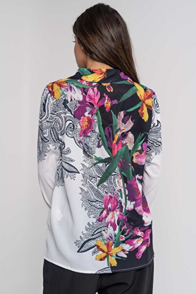 Nichii Multicolored Floral Women's Long Sleeve Shirt