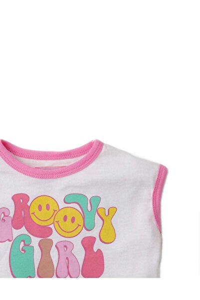 Gingersnaps Girls' Infant T-Shirt with Text Design