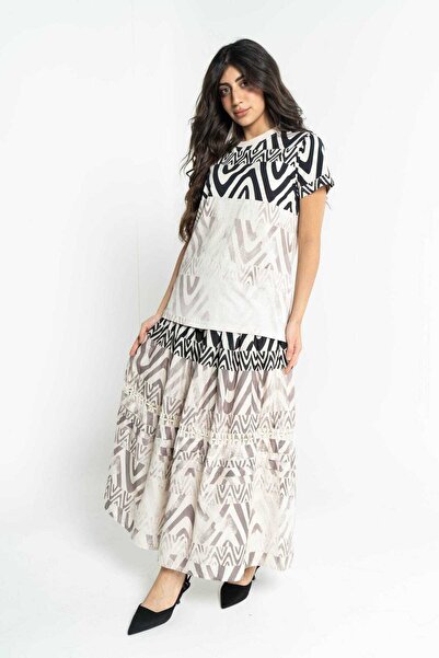 DALYDRESS تنورة طويلة مطبوعة