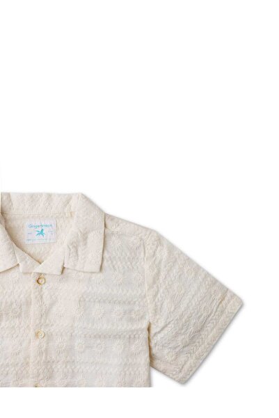 Gingersnaps Boys' Short Sleeve Button-Up Shirt with Collar