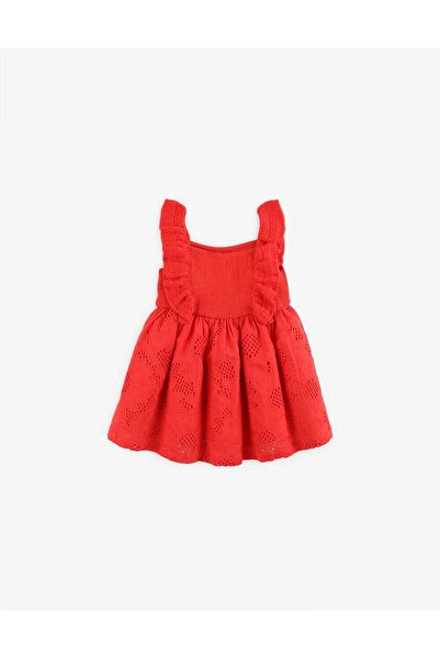 Gingersnaps Solid Color Ruffled Dress for Girls