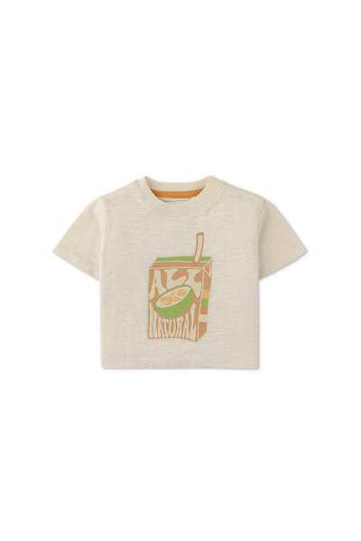 Gingersnaps Boys' Short Sleeve T-Shirt with Front Print