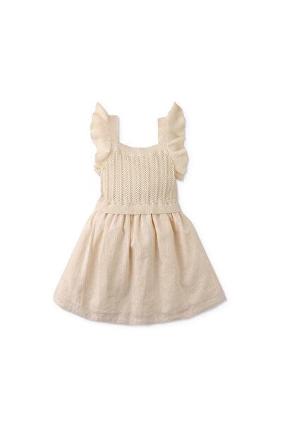 Gingersnaps Girls' Puffed Strap Knit Dress
